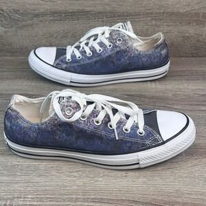 Converse Chuck Taylor All Star Galaxy Sneakers Womens 9 Low Top Skate Grunge